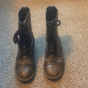 Steve Madden combat style boots